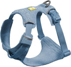 Ruffwear, Front Range Flex Dog Harness, Engineered Knit Construction for Ultimate Fit and Mobility, Lightweight Flexible Everyday Harness with Dual Leash Clips, Polar Blue, Medium