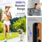 No Shock 2 Dogs Training Collar, 2025 Vibrating 2 Dogs Collar with Remote 2000ft, Beep and Vibration Collor for 2 Dogs 10-120lbs, Rechargeable/Security Lock & Humane to Stop Bad Behaviors