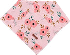 Elegant Little Tail Bandana for Boy Girl Small Medium Large Dogs, Comfortable Bibs Scarf, Adjustable Square Kerchief