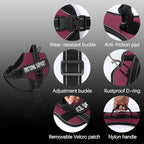 VOOPET Emotional Support Dog Harness, Professional Service Dog Vest for Small Dogs, Reflective, Breathable, Adjustable, No Pull/Choke, ESA Essential Harness