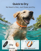 Anti Bark Collar for Small Medium Large Dogs, Vibrating Dog Collars No Shock, Rechargeable Smart AI Bark Collar, Automatic Dog Training Collar, IP 67 Waterproof Dog Barking Collar (Black)