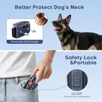 Dog Training Collar with Remote – 4200FT Range, 2-in-1 Ultrasonic Bark Deterrent, 4 Humane Training Modes, Dual Channel, IP67 Waterproof & Rechargeable eCollar for Small, Medium & Large Dogs 20–120lbs