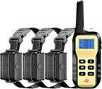 1100 Yard Remote Dog Shock Collar Automatic Stop Bark Training Device with Beeping Vibrating Shocking E-Collar to Train 3 Small Medium to Large Dogs (3-Dog kit)