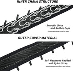 Martingale Collar for Dogs, Hidden No Pull Dog Collar with Buckle, Reflective Nylon Choke Collar Adjustable Limited Slip Collar for Large Medium Small Dogs Anti Pull Training Walking S Black
