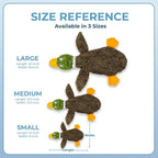 Best Pet Supplies Squeaky Dog Toys with Soft Durable Fabric for Small, Medium and Large Pets Interactive Toy for Indoor Play, Supports Active Biting and Play - 1Wild Duck, Alligator, Large