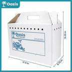 Disposable Cardboard Pet Carrier 12/Case | Sturdy Corrugated Cardboard Carrier