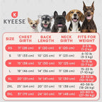 KYEESE Dog Pajamas Stretchy Pet Jammies Coat Comfy Pet Onesie Costume Velvet Dog Pajamas Small Sized Dogs Soft Dogs Clothes Pjs with Leopard Pattern, Large