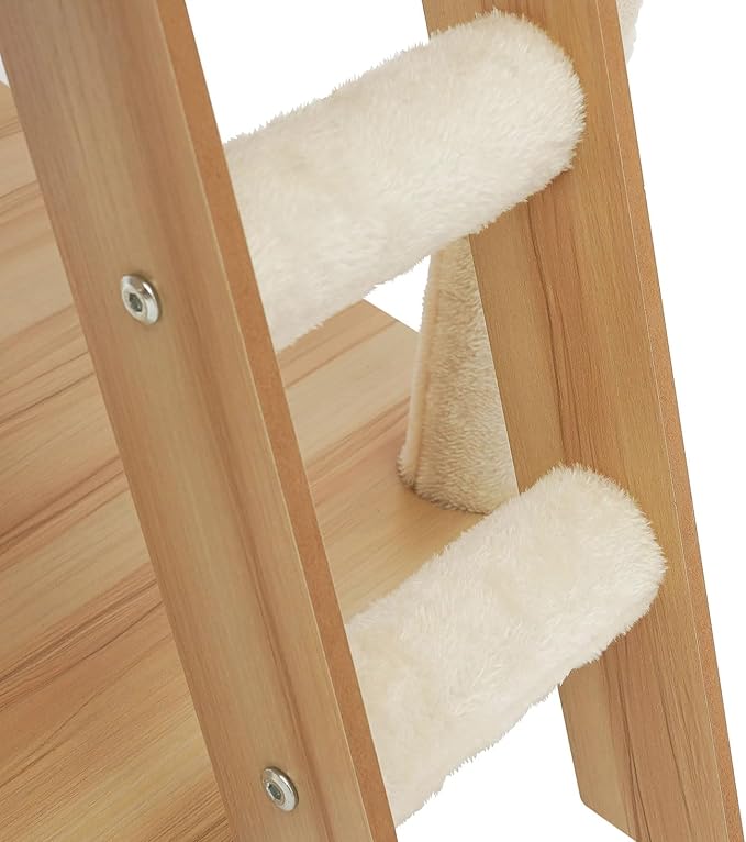 Cat Tree, Multi-Level Cat Tower for Large/Small Cats Climbing Kitty House with Resting Platforms & Scratching Posts Cats Activity Center Cat Climbing High Load Capacity (Beige)
