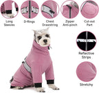 Polar Fleece Dog Pajamas Bodysuit - Small to Medium Dogs, Winter Jacket & Sweater for Small Dogs, Four-Legged Warm Clothes