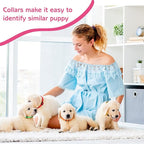 36 Pcs Puppy Collar and Leash Set, Adjustable Colorful Dog Collar and Leash Quick Release Clip Buckle Puppy Collars Whelping Collar for Small Medium Dogs Walking Training