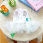 Furbabycare® Elegant Sweet St. Patrick's Day Puppy Dog Blingbling Princess Skirt Pet Dog Lace Cake Camisole Tutu Dress B-Green X-Large
