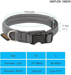 EXCELLENT ELITE SPANKER Nylon Puppy Dog Collar Adjustable Soft Padded Collar Heavy Duty Quick-Release Buckle Lightweight No-Choke for Small Medium Dogs
