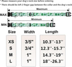 St.Patrick's Day Reflective Martingale Collar for Dogs with Quick Release Buckle Spring Clover Holiday Dog Collars (Shamrock, Medium)