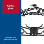 Herm. Sprenger Ultra-Plus Black Stainless Steel Dog Prong Training Collar 2.25mm Prongs x 16" Overall Length (Neck Size up to 13 in)