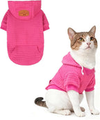 BEAUTYZOO Dog Hoodie for Small Medium Large Dogs, Winter Fall Warm Dog Clothes for Puppy S M Sized Dogs Girl Boy, Dog Sweater Shirt Hoodies with Pocket Bulldog Pitbull Cat Clothing Coat
