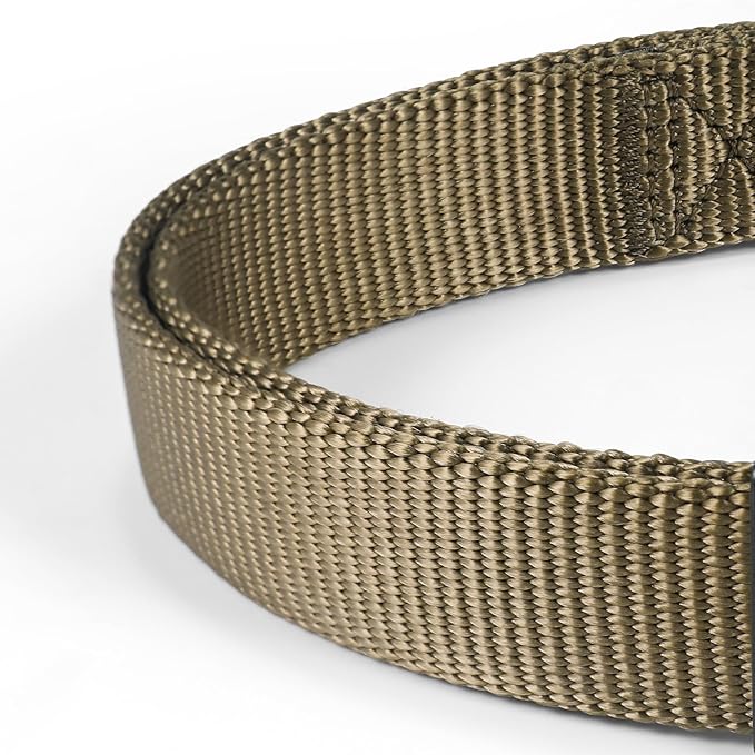 Premium Adjustable Nylon Anti-Escape Martingale Dog Collars,Comfort and Silky for Small Dogs Daily Walking,Training etc... (Military Green, Small)