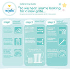 Regalo Safety 192-Inch Super Wide Baby Gate and Play Yard, 2-in-1 Convertible Plastic Baby Gate, Extra Wide Safety Barrier, Hardware Mounted, Adjustable Panels for Openings, Ages 6–24 Months