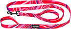 Wolfgang Heavy Duty Dog Leash, Pull-Tested for Walking & Training, MarbleSwirl Print, Dual Handle Large