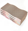 Wavy cat Scratch Board, Made eco-Friendly Corrugated Paper, pet cat Toy, Indoor cat Scratch pad, usable on Both Sides (4pcs)