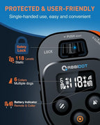 ABBIDOT Shock Collar for Dogs, 4500FT Dog Training Collar with Remote，IPX7 Waterproof Rating，6 Training Modes (Beep, Vibration, Safe Shock), Enhanced Night Light, Rechargeable E-Collar （10-130 lbs）