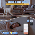 ChunHee WiFi Smart Dog Door Bell for Potty Training to Go Outside–Wireless Doggy Doorbell with Tuya Phone Notification–Waterproof Touch Button and Adjustable Volume, Multi-User Alerts(2 Dog Buttons)