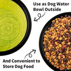Collapsible Dog Bowl, Lightweight and Portable, Ideal for Outdoor, Hiking, Camping, and Walking Your Dog