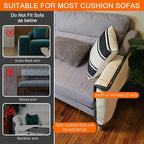 NATUYA Furniture Protectors from Cats-Cat Couch Protector Large Sisal Cat Scratching Mat-Protect Sofa Corner Cushion Chair (Sisal Armrest - Right)