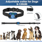Small No Shock Dog Training Collar for Small Dogs 5-15lbs, Strong Vibrating Dog Collar Beep and Vibrate Only, Safe Lock Waterproof Rechargeable Vibration Collars for Dogs-No Prongs,Blue and Grey