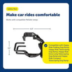 PetSafe Happy Ride Dog Ramp Adaptor - Secure Side Door Entry Support - Portable Ramp Adapter for Cars SUVs & Trucks - Convenient Pet Entry Support - Durable Ramp Connector
