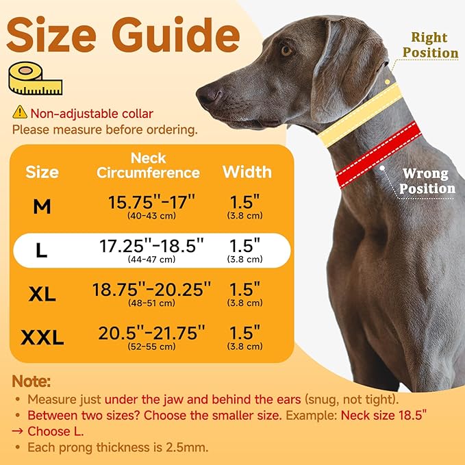 Mayerzon Martingale No Pull Collar for Medium Large Dogs, Walking Training Collar for Dogs German Shepherd Boxer Rottweiler That Pull, Reflective, with 360° Swivel Ring and Release Buckle(L, Black)