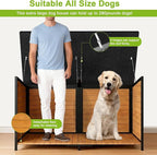 59" Dog House, Extra Large Dog House with Weatherproof Roof for Outdoor Use, Easy to Install and Clean, Anti-Chewing Metal Frame Design for Small Medium Large Dogs