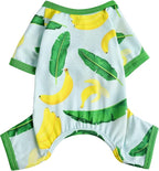 Dog Pajamas for Small Dogs Boy Girl, Dog Clothes Tiny Chihuahua Yorkie Spring Summer Shirt, Cute Puppy Outfit Pjs Jumpsuit Cat Onesie Apparel Pet Clothes