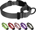 Martingale Dog Collars Adjustable Training Martingale Collar for Dogs - Reflective No Pull Dog Collar with Quick Release Buckle (Army Green, Extra Large)