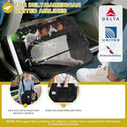top and 1 Side Expandable, 17x11x11 Soft-Sided pet Carrier, TSA and American/Delta/United Airline Approved,for Small Dog/Puppy/cat underseat in Airplane and Vet.