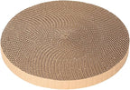 Round cat Scratcher Refill, 10 inch Diameter, 7/8 inch Thickness Scratcher Replacement Pads, Scratching Board Circle, Scratch pad, scratchers for Indoor Cats (1pcs)