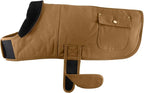 Carhartt Firm Duck Insulated Dog Chore Coat, Durable Weather Resistant Coat for Cold and Windy Conditions, Contains PFAS (Carhartt Brown), Large