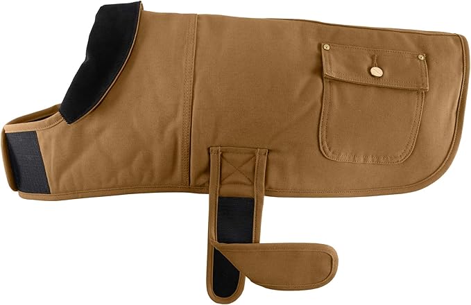 Carhartt Gear P0000340 Firm Duck Insulated Dog Chore Coat Medium Carhartt Brown