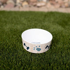 Loving Pets Dolce Moderno Ceramic Look Dog Bowl – Modern Melamine Dog Food Bowl & Dog Water Bowl – Durable, Non-Slip Pet Dish for Small & Medium Dogs – Dishwasher Safe Dog Bowl (Small, 16 oz)