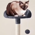 Topeakmart Cat Tower for Indoor Cats 63.5inch, Cat Furniture Condo with Scratching Posts as Kitten Activity Center
