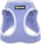 Best Pet Supplies Voyager Step-in Air Harness - All Weather Mesh, Reflective, No Pull Harness for Dogs, Cats - Secure with Hook & Loop Fastener, Buckle, Double D-Rings - Lavender, XXS