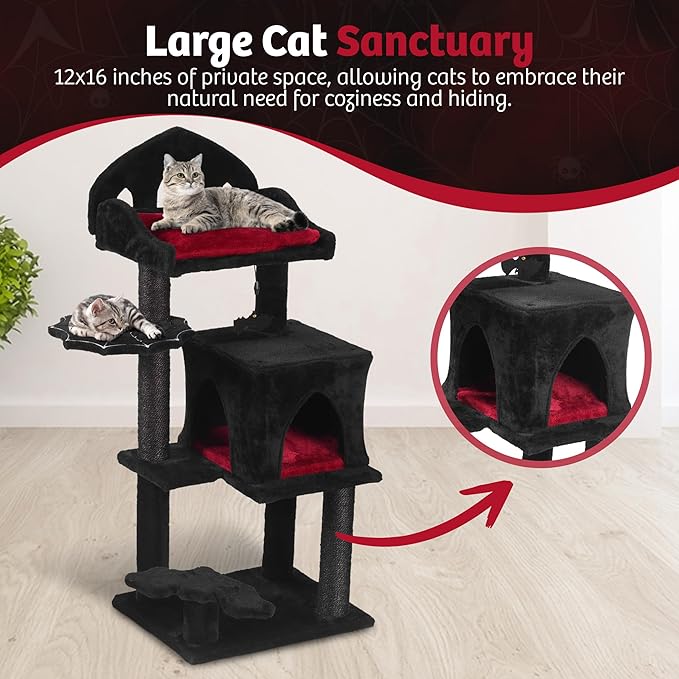 Gothic Cat Tree Duo: Majesty and Mystery Bundle