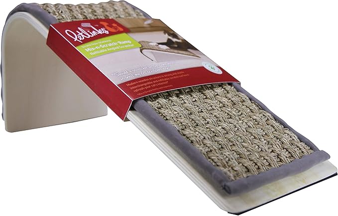 Petlinks Sea Ramp Seagrass Angled Cat Scratcher, Catnip Included - Randomly Selected Color, One Size