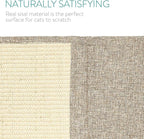Navaris 2X Cat Scratch Mats Sofa Protector - Natural Sisal Furniture Protector Scratching Pads for Cats - Chair, Couch, Seat, Stairs