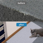 2PCS 3.6 Feet Cat Carpet Protector, Non-Slip Carpet Protector for Pets，Carpet Scratch Stopper from Scratching Carpet at Doorway