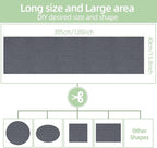 Cat Scratch Mat 120"x15.8",Cat Scratch Carpet Trimmable Self-Adhesive Cat Scratch Pad,Decorative Cat Tree Shelf，Cat Wall，Cat Scratching Post,Cat Couch Protector(Grey)