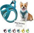 DOCO Dog Harness for Large Sized Dog - Athletica Adjustable, No Pull, No Choke, Puppy Vest Lightweight Air Mesh, Reflective, Puppy Essentials – Gray, Medium (Chest 16"-17", Weight 10–15 lbs)