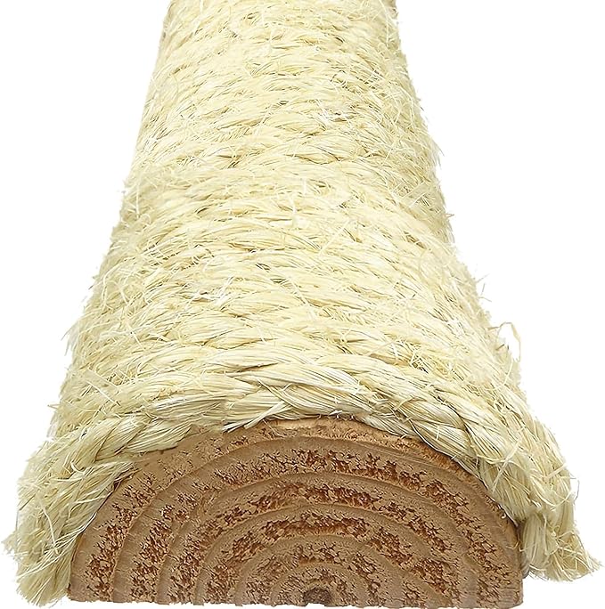 Prestige Cat Trees Brown Solid Wood Cat Scratching Post and Sleeper, Large