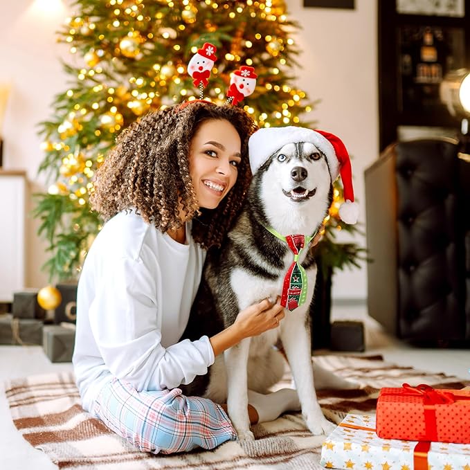 Reginary 120 Pcs Christmas Dog Bandanas Bulk Dog Bows Set Bow Ties Cat Scarf Colorful Washable Triangle Pet Kerchief Cute Bib for Summer Small Medium Large Pets Grooming Accessories Costume