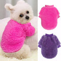 2 Pieces Dog Sweaters for Small Dogs Girl Fall Winter Warm Puppy Clothes Fleece Chihuahua Sweater Cute Small Pet Clothes for Puppy Cat, Medium