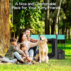 40x32x24 Inches Dog Playpen,Pet Playpen,Foldable Puppy Cat Playpen,Portable Exercise Kennel Tent Crate,Water-Resistant Breathable Shade Cover,Indoor Outdoor Travel Camping Use for Small Animals(L)